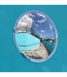Securikey Anti-Vandal Stainless Steel Wall Dome Mirror 500mm