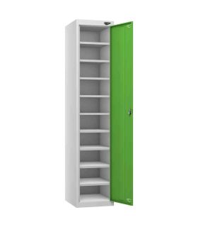 Probe UltraBox 4 Door Plastic Locker grey doors with optional sloping top