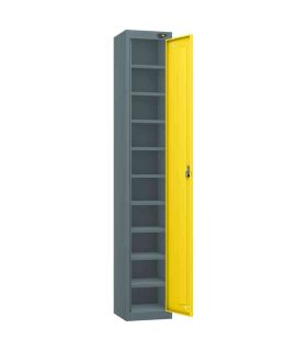 Probe UltraBox 4 Door Plastic Locker grey doors with optional sloping top