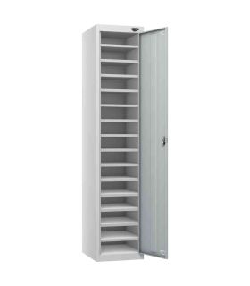 Probe UltraBox 4 Door Plastic Locker grey doors with optional sloping top