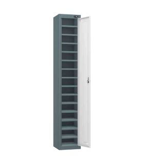 Probe UltraBox 4 Door Plastic Locker grey doors with optional sloping top