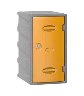 Pure Extreme 600mm Plastic Locker Yellow Door