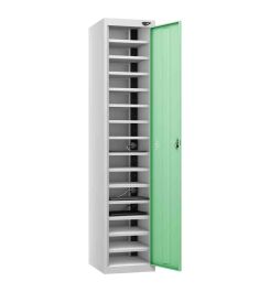 Probe UltraBox 4 Door Plastic Locker grey doors with optional sloping top