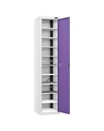 Probe UltraBox 4 Door Plastic Locker grey doors with optional sloping top