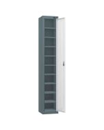 Probe UltraBox 4 Door Plastic Locker grey doors with optional sloping top