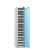 Probe UltraBox 4 Door Plastic Locker grey doors with optional sloping top