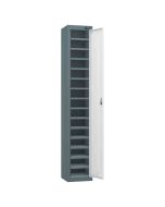 Probe UltraBox 4 Door Plastic Locker grey doors with optional sloping top