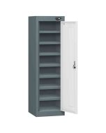 Probe UltraBox 4 Door Plastic Locker grey doors with optional sloping top