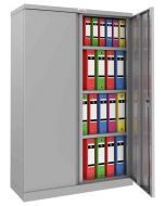 Phoenix SCL1491GGK 2 Door Grey Steel Storage Cupboard | Key Locking