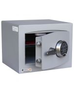 Securikey SFMV1FR-G Mini Vault Gold Key Lock Security Safe - door ajar